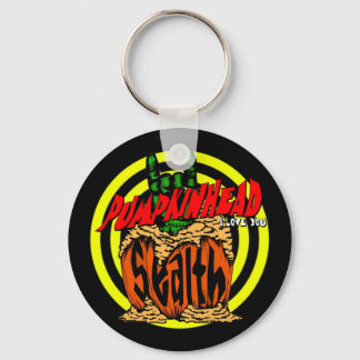 Pumpkinhead Zombie Rock Keychain