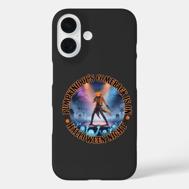 Pumpkinidol Halloween Concert Ghost Fans Spooky  Case-Mate iPhone Case (Back)