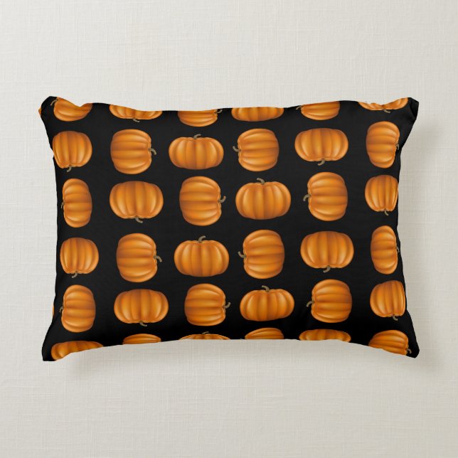 Pumpkins Accent Pillow 16" x 12" (Front)