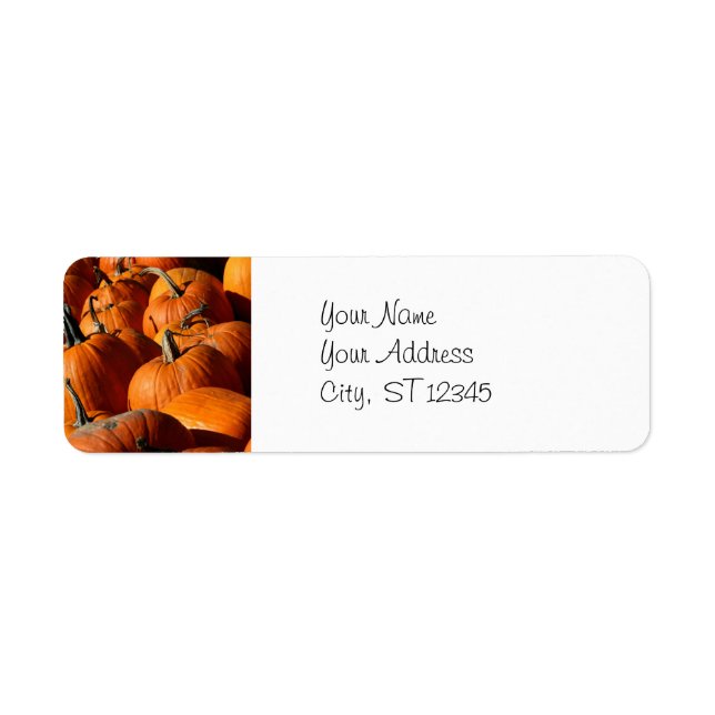 Pumpkins Address Label (Front)
