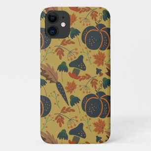 Pumpkins and carrots seamless pattern Case-Mate iPhone case