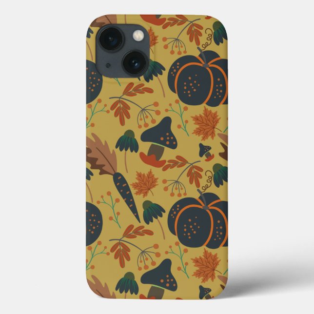 Pumpkins and carrots seamless pattern Case-Mate iPhone case (Back)