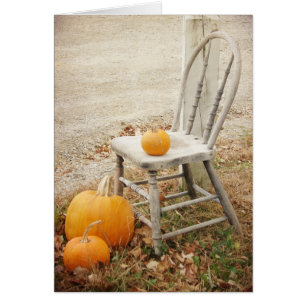 Pumpkins and Chair, Thanksgiving