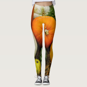 Pumpkins And Gourds Leggings