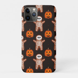Pumpkins and Skeleton Gingerbread Halloween Design Case-Mate iPhone Case