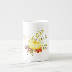 Pumpkins are adorable   bone china mug
