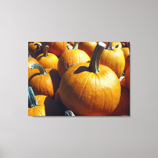 Pumpkins Canvas Print (Front)