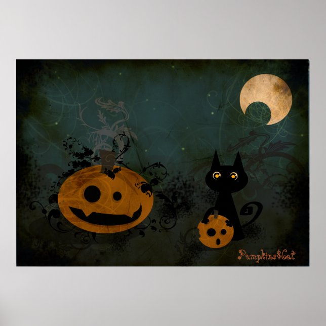 Pumpkins&Cat Poster (Front)
