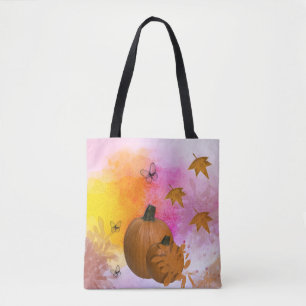 Pumpkins Collage Tote Bag