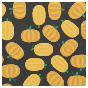 Pumpkins Fall Autumn Halloween Fabric