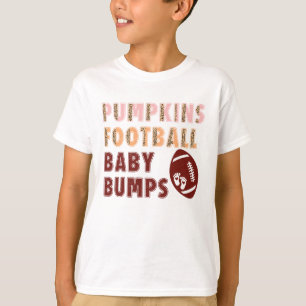 pumpkins football baby bumps T-Shirt