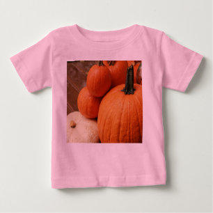 pumpkins for Halloween on deck Baby T-Shirt