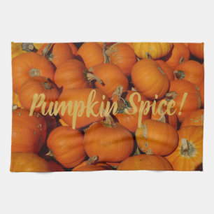 Pumpkins Galore! on a Tea Towel