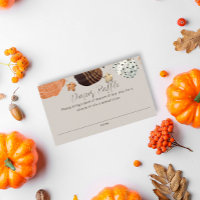 Pumpkins Gender Neutral Diaper Raffle Baby Shower