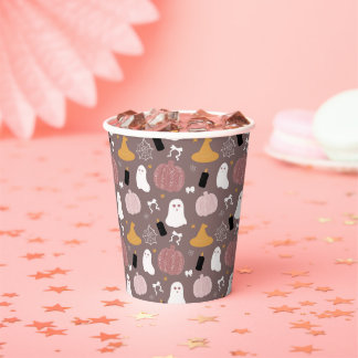 Pumpkins, Ghosts, and Bows- Spooky Cute Cups