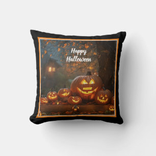 Pumpkins Halloween Family Collection Cushion