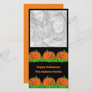Pumpkins Halloween Holiday Card