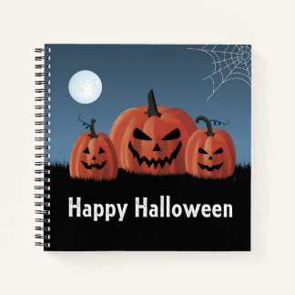 Pumpkins Halloween Notebook
