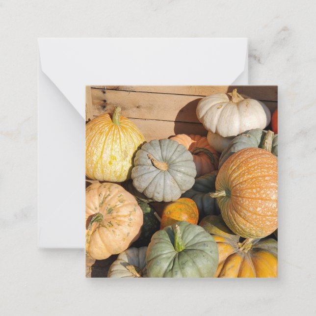 Pumpkins in the Fall Card (Front)