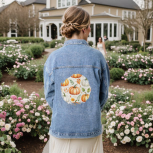 Pumpkins in the Morning Light Denim Jacket