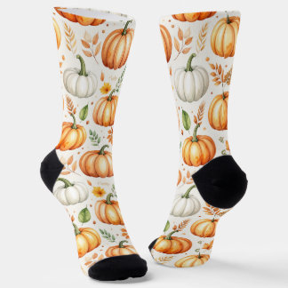 Pumpkins in the Morning Light Socks
