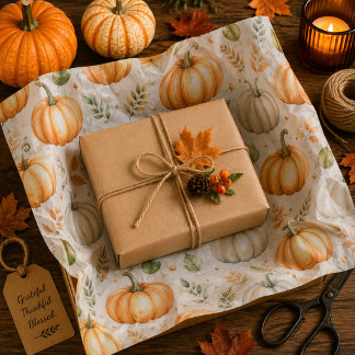 Pumpkins in the Morning Light Tissue Paper