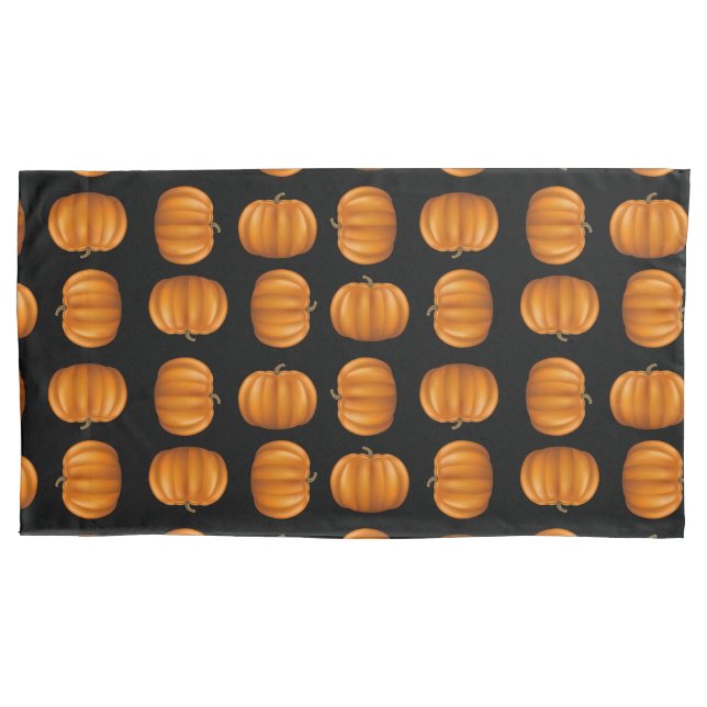 Pumpkins King Size Pillow Case Pair (Front-Left)