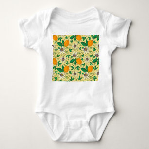 Pumpkins & Leaves: Autumn Harvest Baby Bodysuit