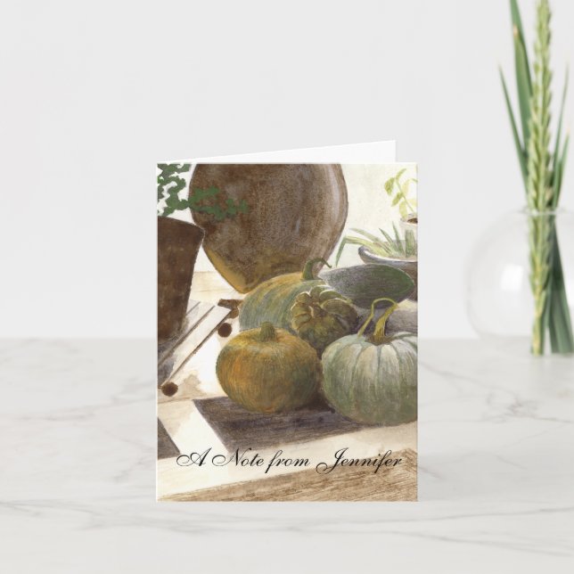 Pumpkins Note Card (Front)