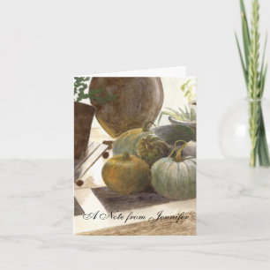 Pumpkins Note Card