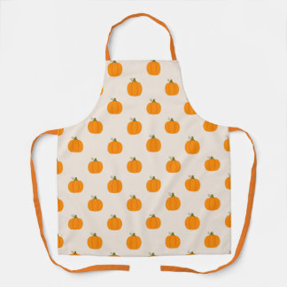 Pumpkins pattern apron