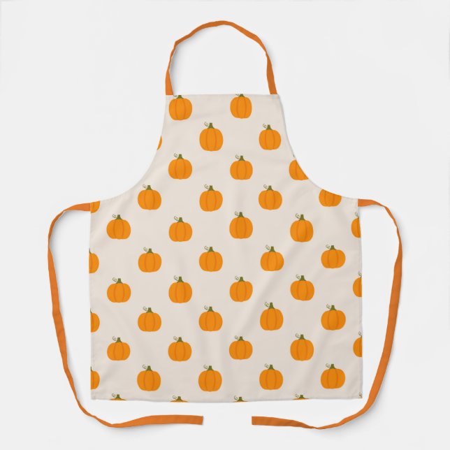 Pumpkins pattern  apron (Front)