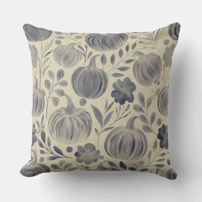 Pumpkins pattern cushion (Front)