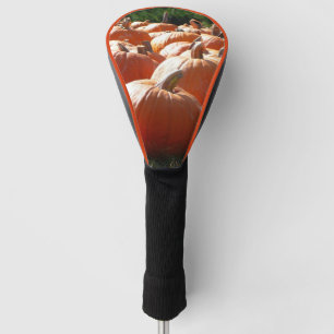 Pumpkins Photo for Fall, Halloween or Thanksgiving Golf Head Cover