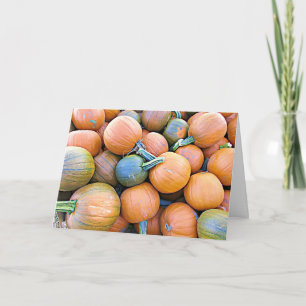 Pumpkins Photo Happy Halloween Card