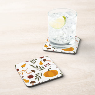 Pumpkins, Pomegranates, and Pears Coaster