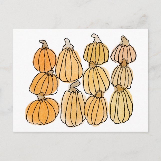 Pumpkins Postcard (Front)