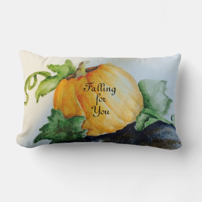 Pumpkins, Pumpkins Lumbar Cushion (Front)
