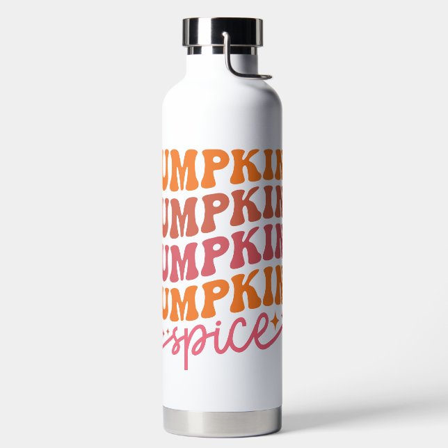 Pumpkins Pumpkins Pumpkins Pumpkins Spice Water Bottle (Left)
