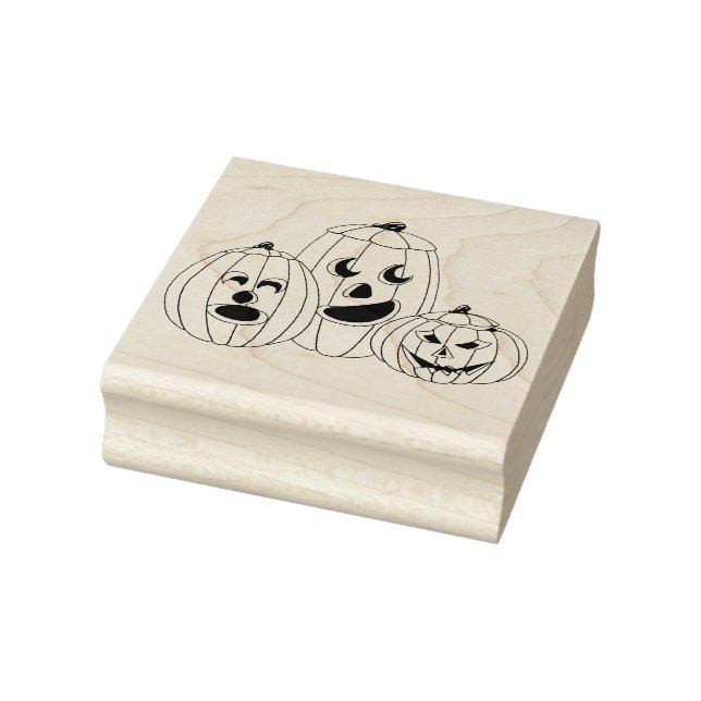 Pumpkins Rubber Stamp (Stamp)