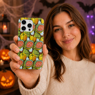 Pumpkins & Soup Pattern Autumn Halloween