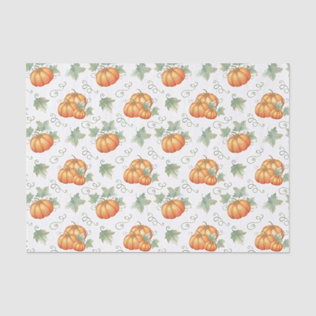 Pumpkins  tissue paper (Front)