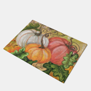 Pumpkins - Watercolor Doormat