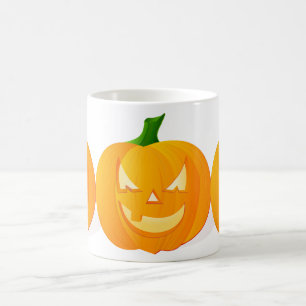 Pumpkins White Coffee Mug
