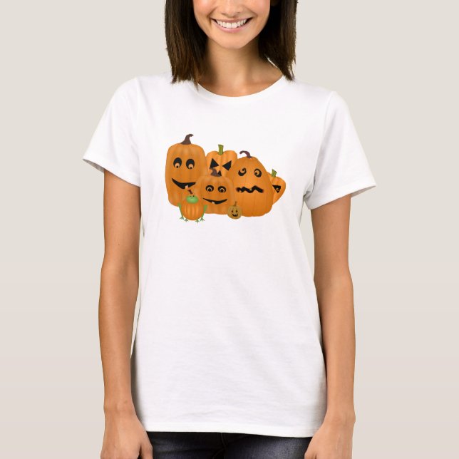 Pumpkins Womens Tshirt (Front)