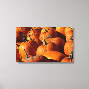 Pumpkins Wrapped Canvas