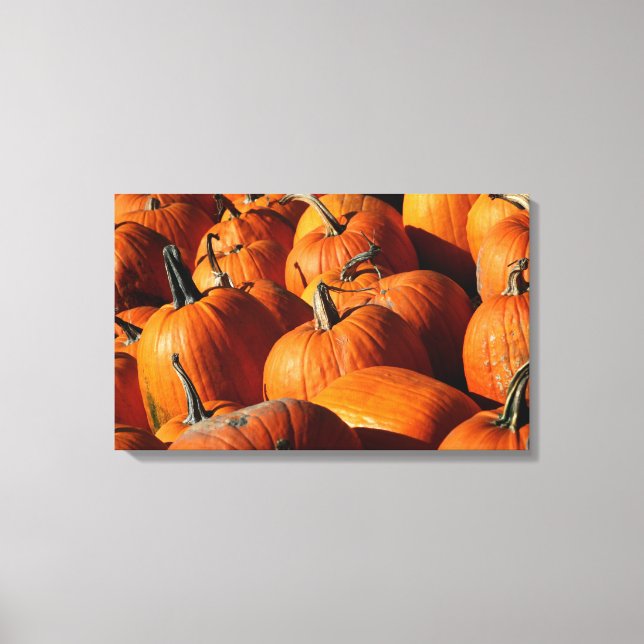Pumpkins Wrapped Canvas (Front)