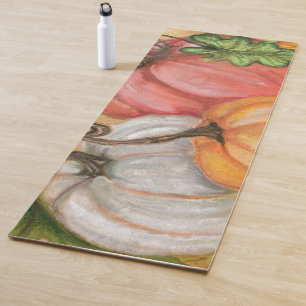 Pumpkins Yoga Mat Halloween