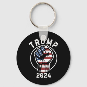 Pumps Fist Vote Republican 2024 Usa Men Women Key Ring