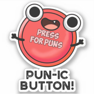 Pun-ic Button Funny Pun 
